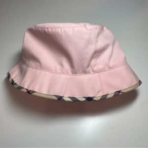 Burberry Pink Bucket Hat Sz M
